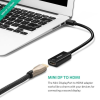 Перехідник UGREEN MD112 Mini DisplayPort → HDMI 4K@30Hz Black (40360)